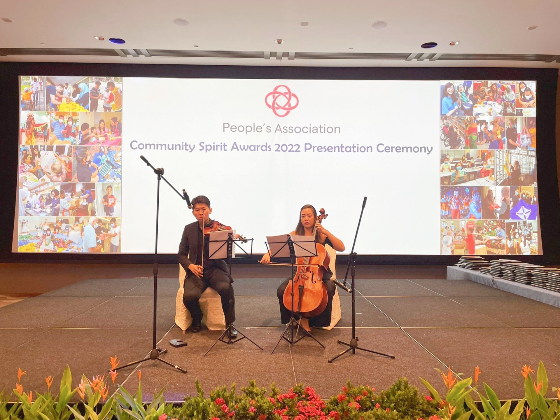 String Duo for “Community Spirit Awards 2022 Presentation Ceremony”, 7 Sept 22 @ OneFarrer Hotel