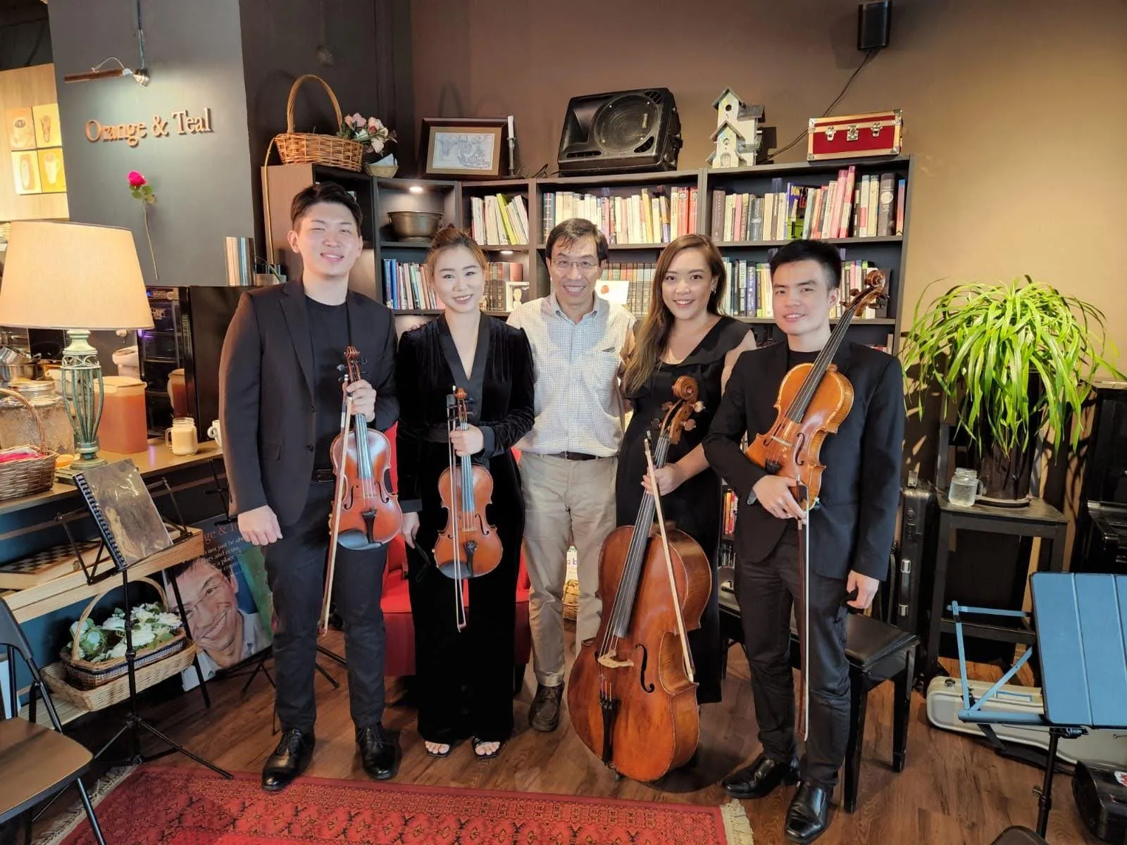 String Quartet at Orange & Teal, 28 Aug 22 (Singapore)