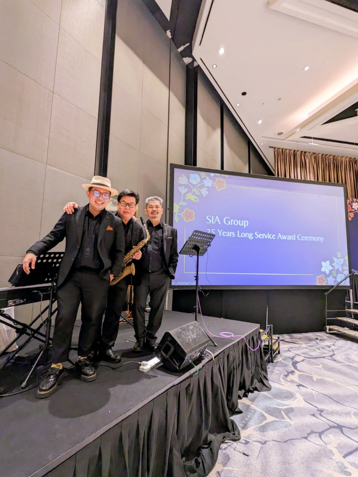 Live Band for SIA Groups’ 25th Anniversary @ Fairmont, 11 Jan 23